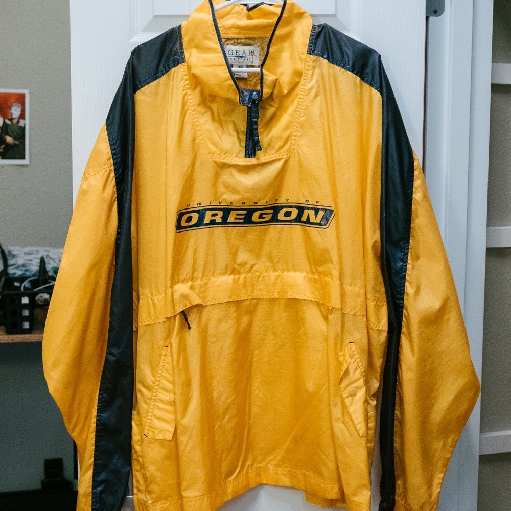 University of Oregon Vintage Rain Coat